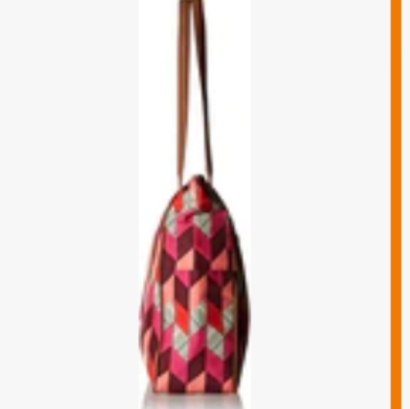 Vera Bradley LuggageVERA BRADLEY PREPPY POLY ZIP TOP TOTE, BOHEMIAN CHEVRON - Picture 2 of 6